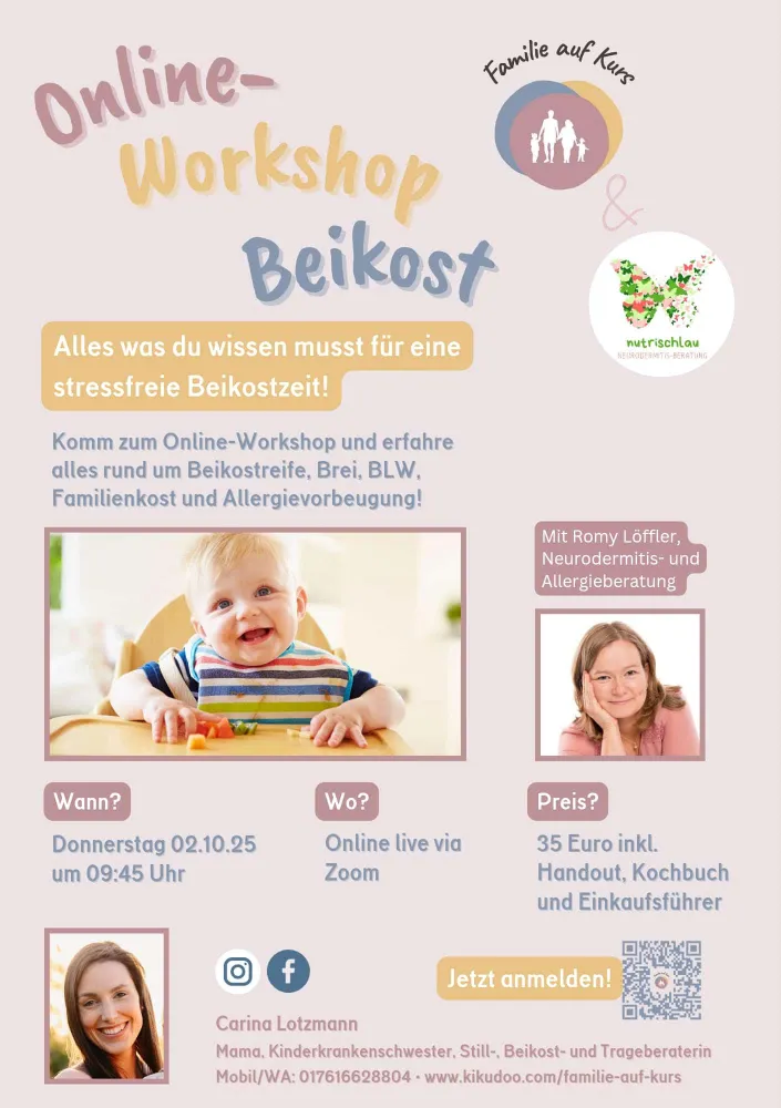 Beikostworkshop und Allergievorbeugung